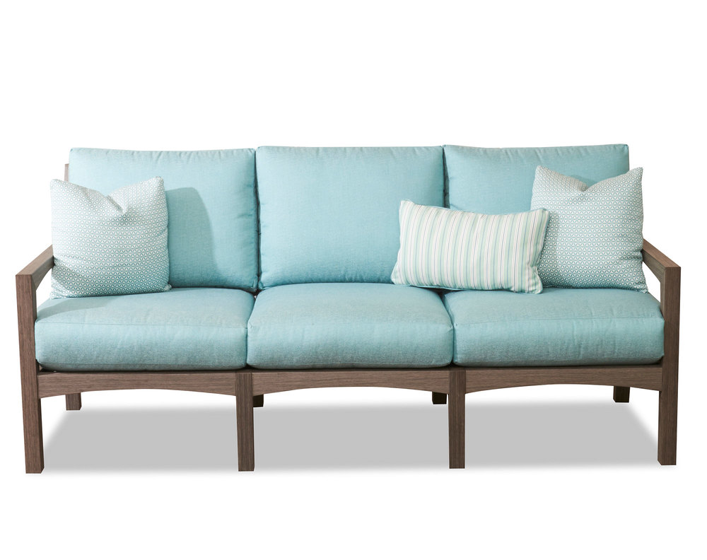 Delray Realis Teak Outdoor Sofa Collection Sofas and Sectionals