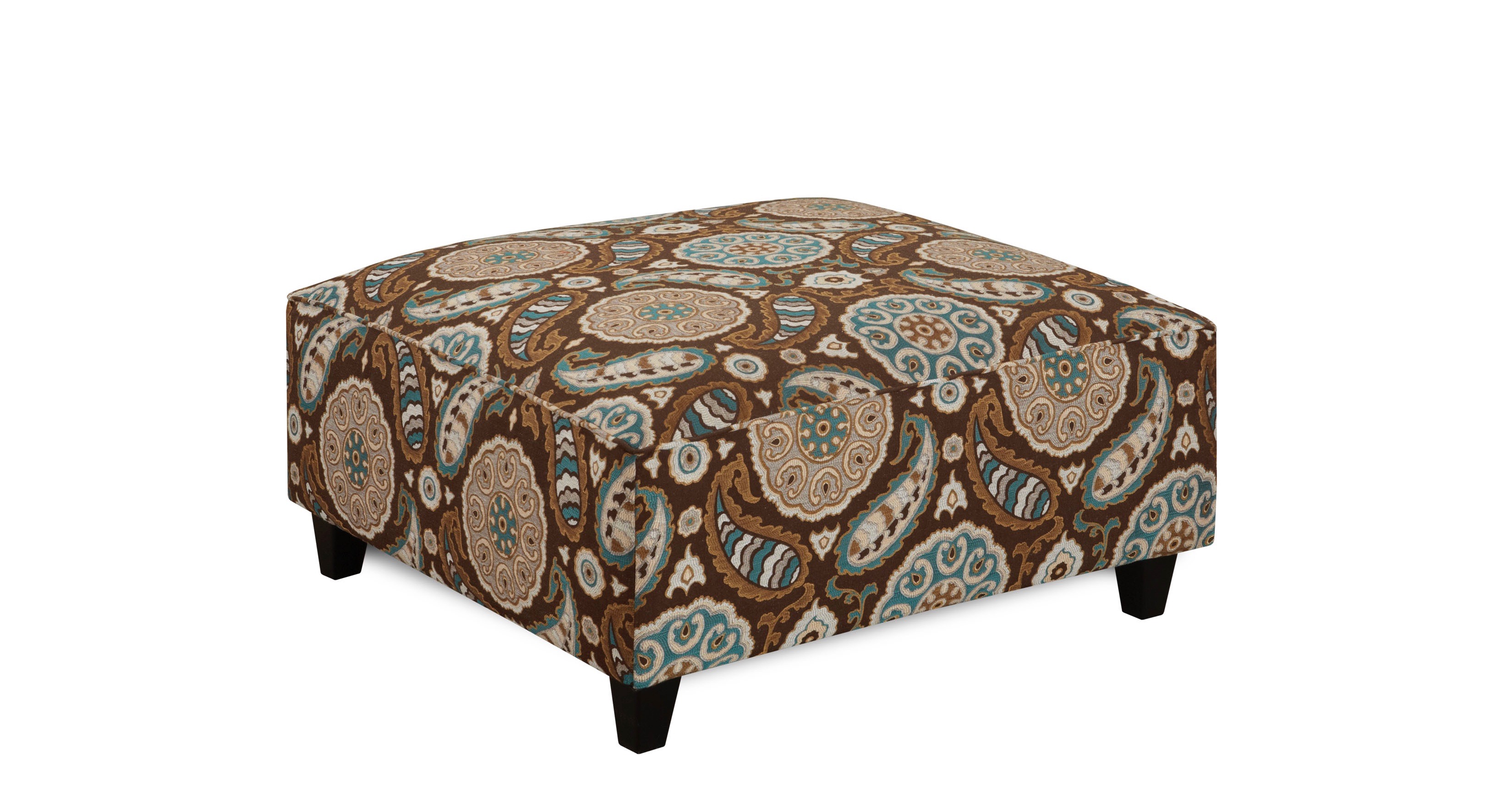 Artisan Turquoise Cocktail Ottoman 109 Artisan Sofas and Sectionals