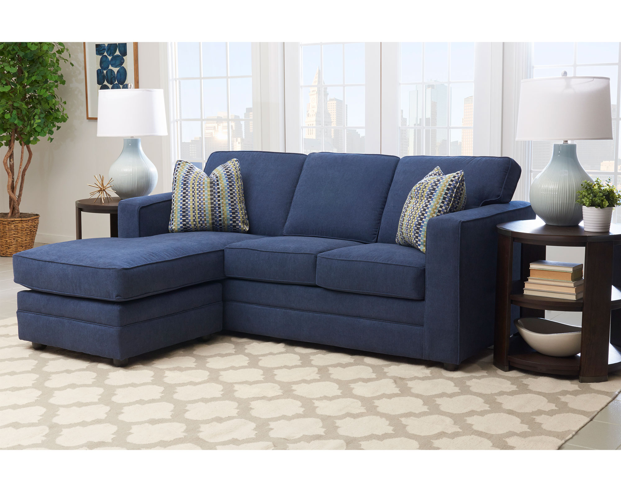 Berger Sofa Chaise (Chase Left or Right Side) Sofas and Sectionals
