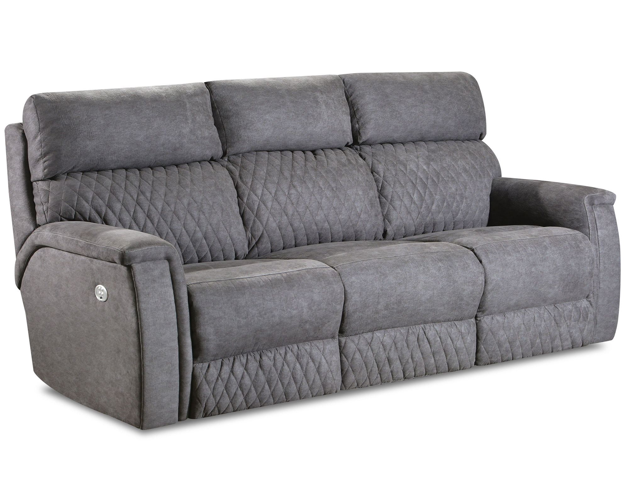 High Rise Double Reclining Sofa 140 Fabrics Sofas and Sectionals