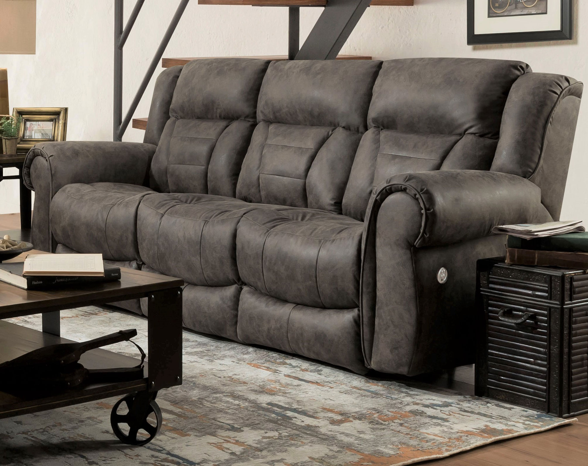 Titan 94" Double Reclining Sofa 140 Sofas and Sectionals