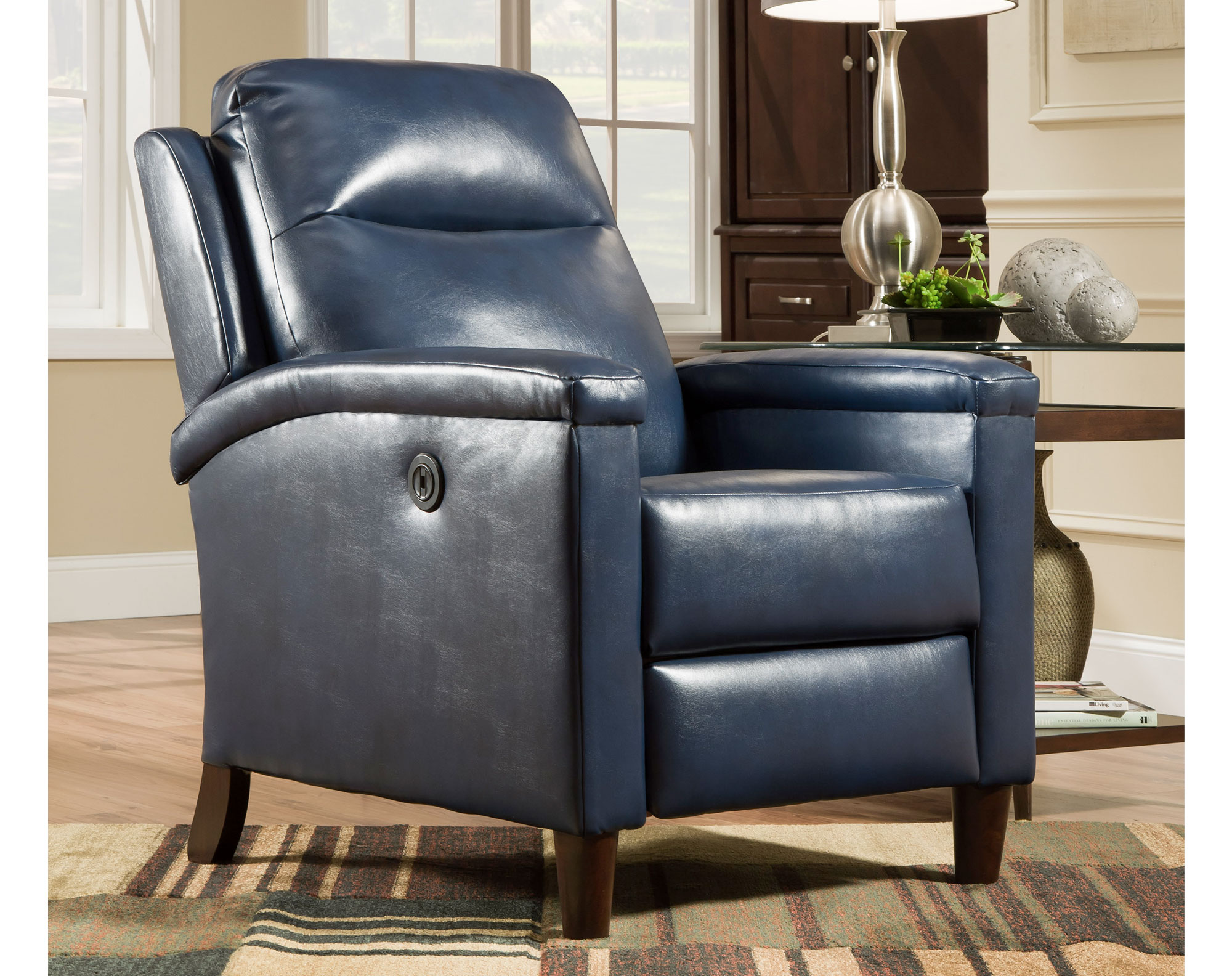 Glitz Hi Leg Recliner (140 Fabrics and Sofas and Sectionals