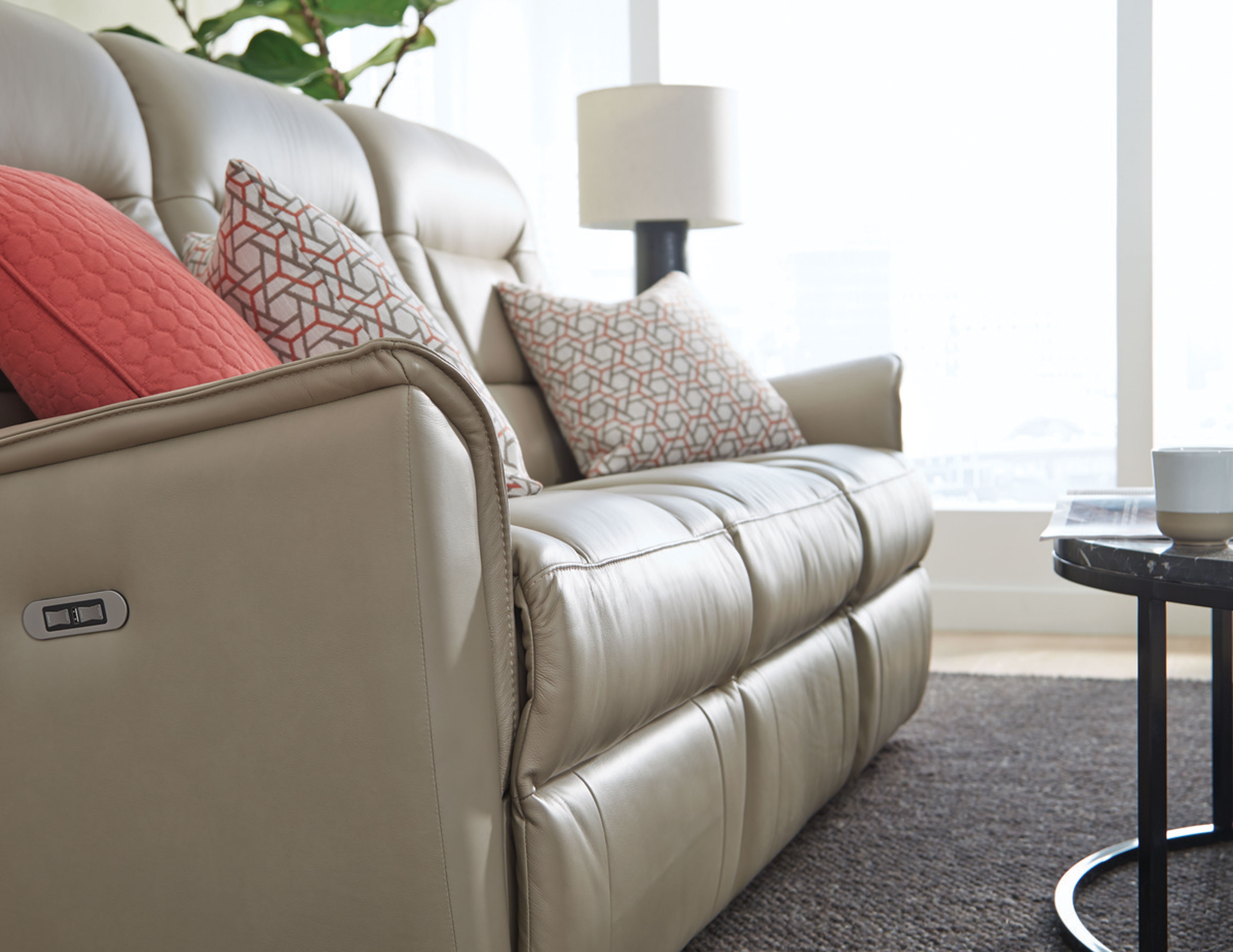 Dover 42219 Power Headrest Power Reclining Sofa Sofas and Sectionals