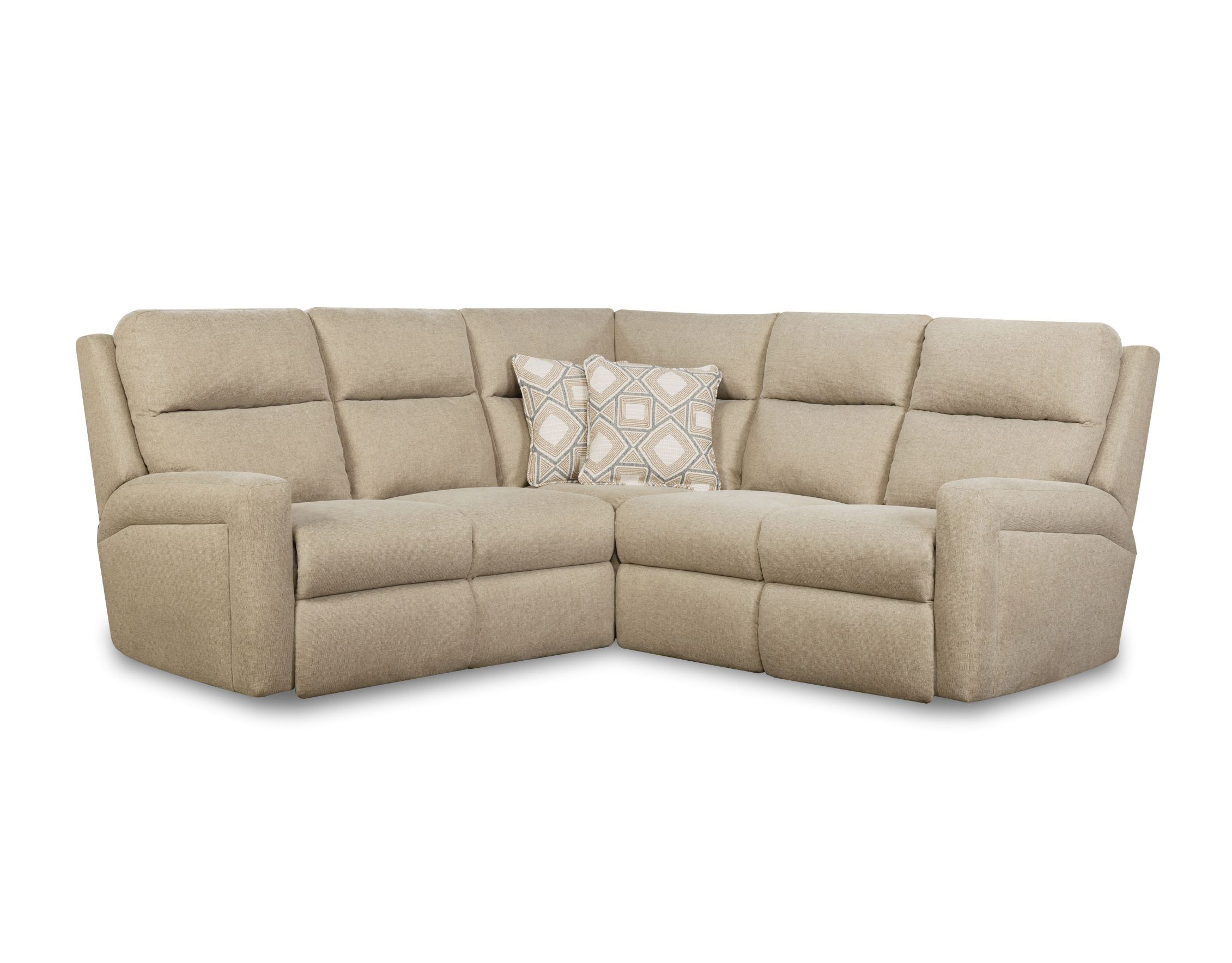 Metro Reclining Sectional w/ Massage + Heat + Sofas and Sectionals