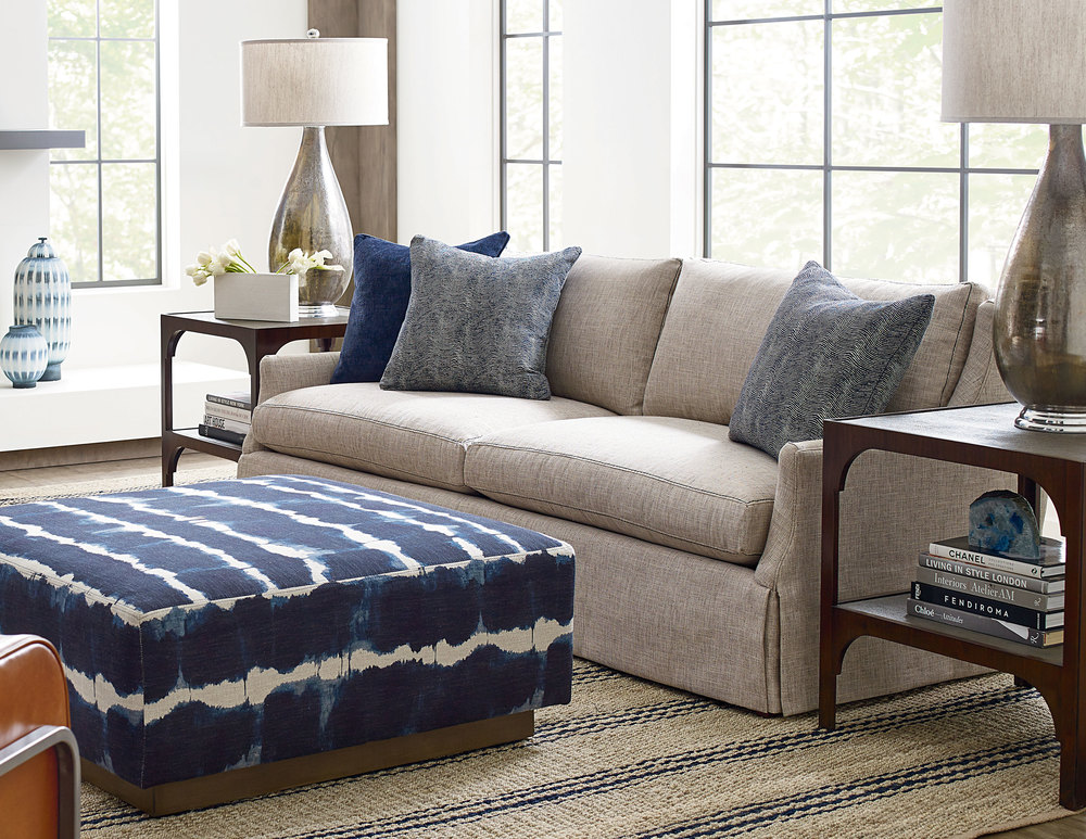 Dean Transitional Sofa (Made to Order Fabrics Sofas and Sectionals