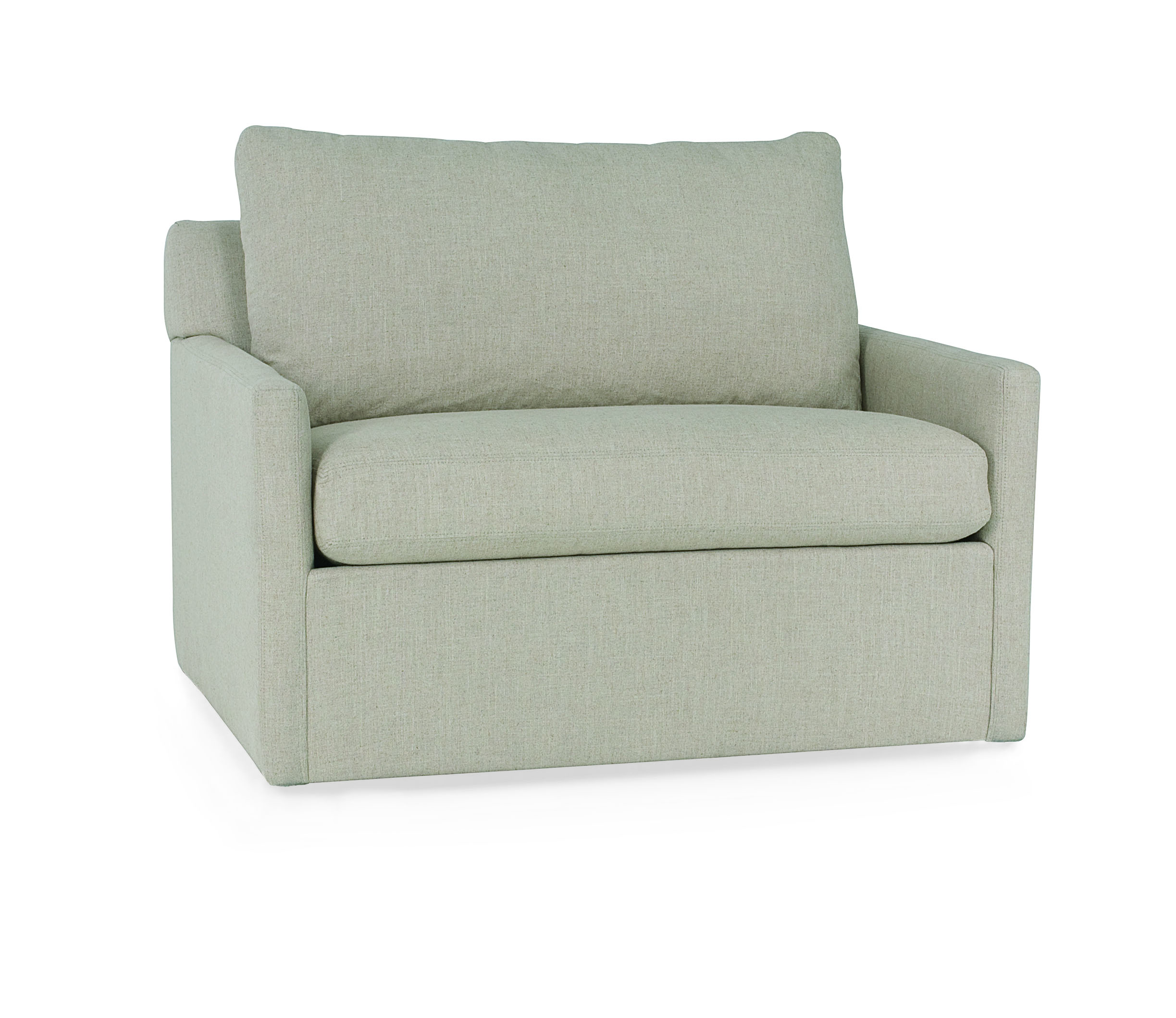 Wide Armchair With Ottoman Goimages 