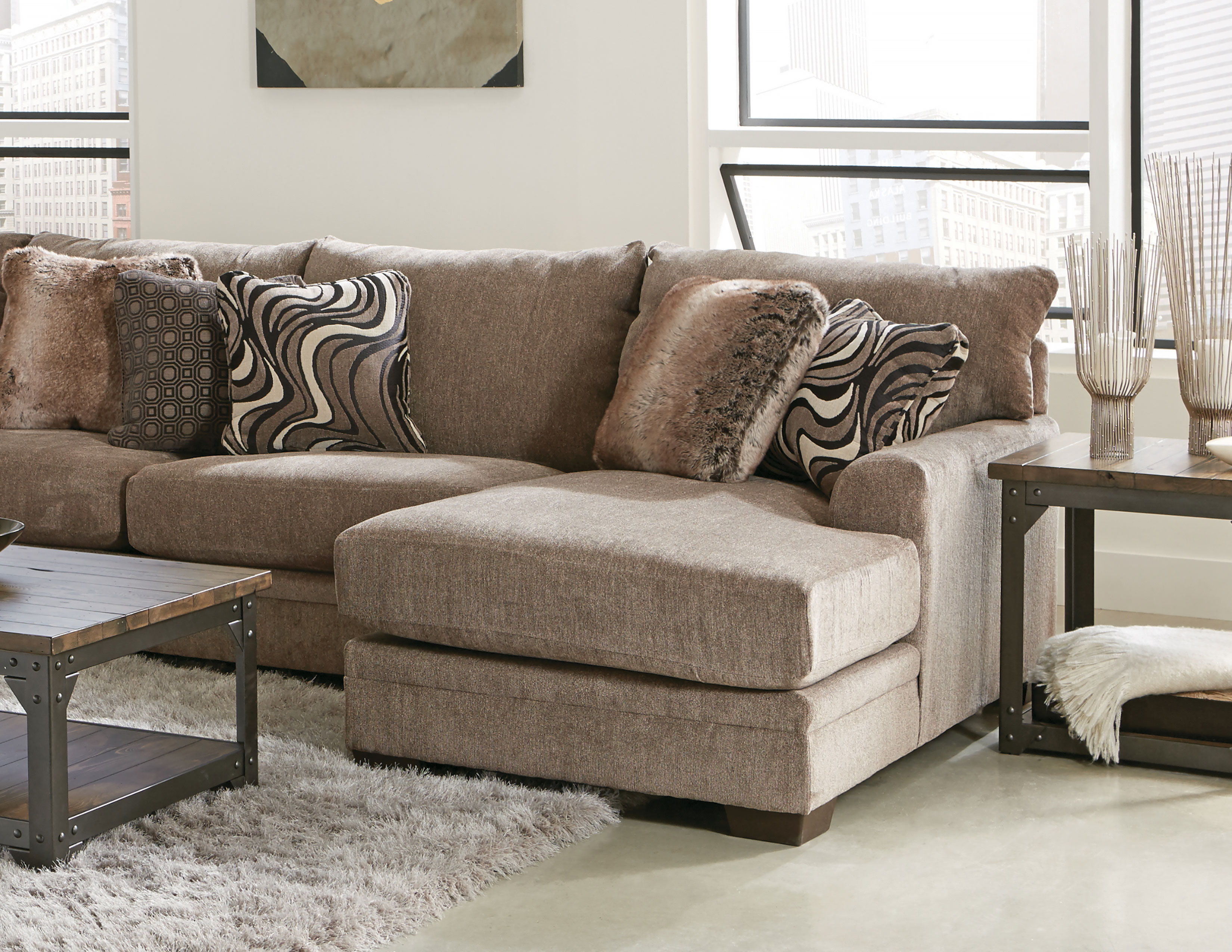 Kingston Modular Sectional in Pewter (Includes Sofas and Sectionals