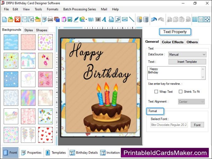 Printable Birthday Cards Maker - Download & Review