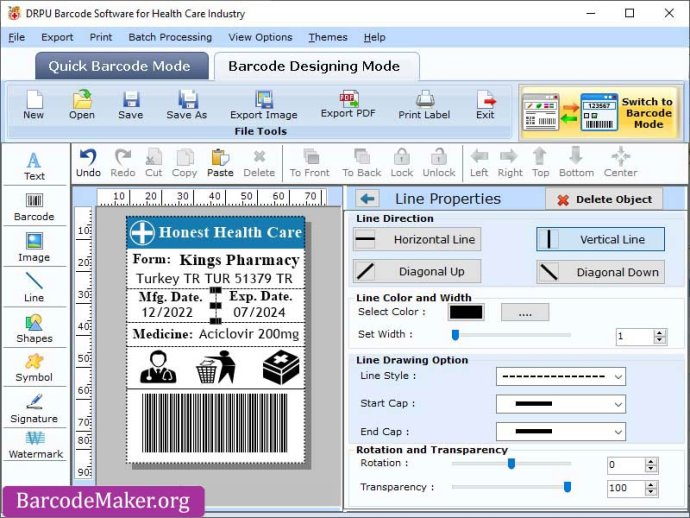 Pharmacy Barcode Label Generator Download & Review