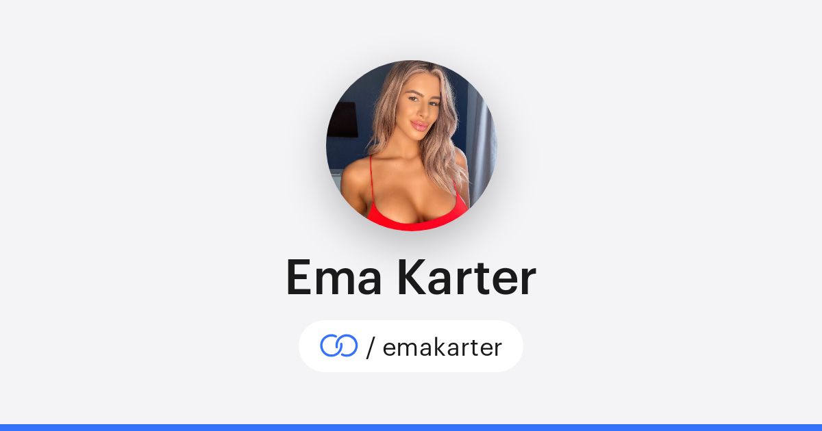 Ema Karter (/emakarter) · solo.to