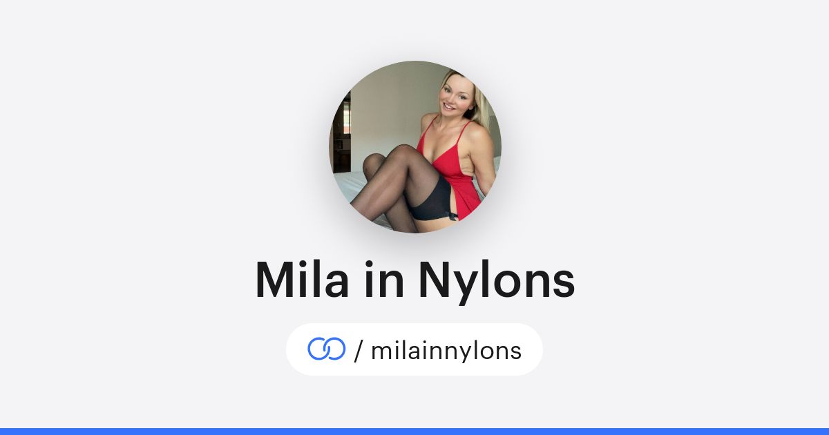 Mila in Nylons (/milainnylons) · solo.to