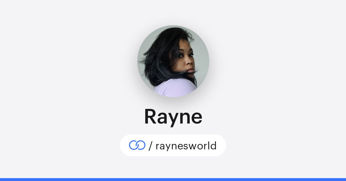 Rayne (/raynesworld) · solo.to
