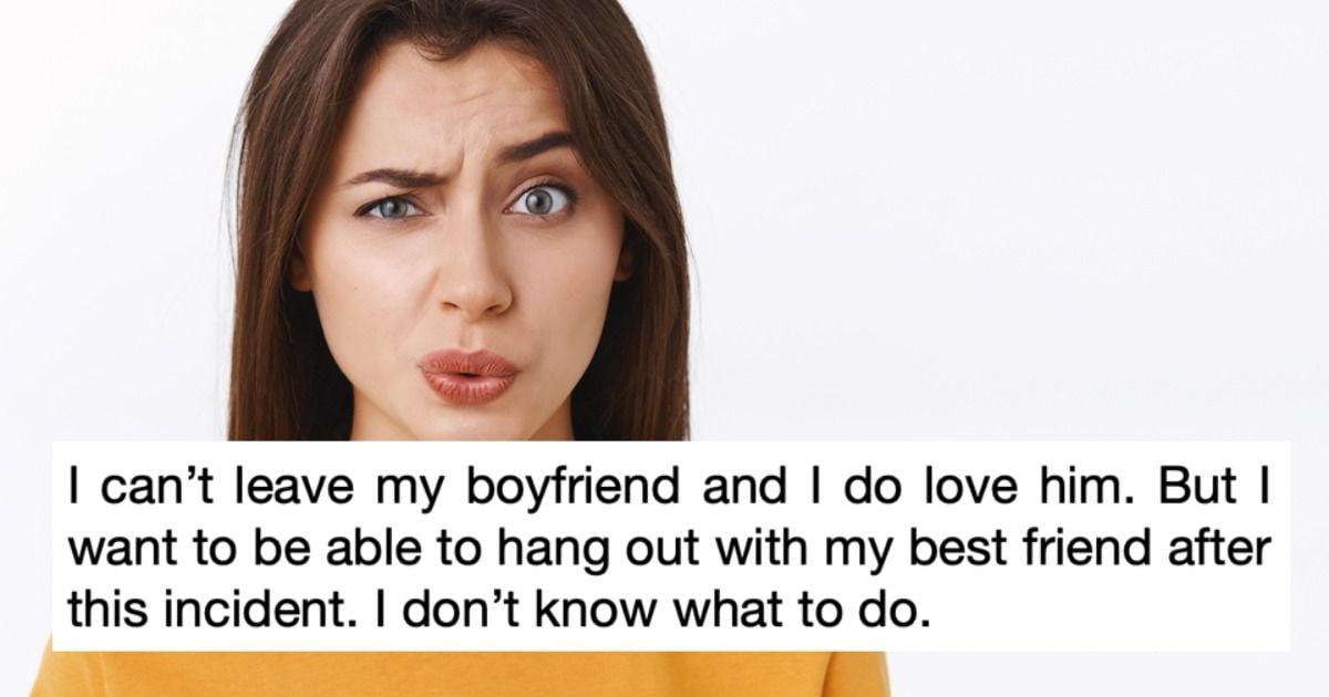 Woman shocked after BF attacks her best friend's boyfriend. AITA