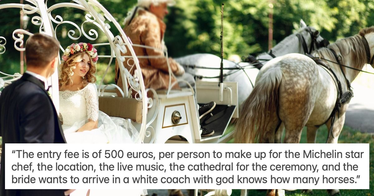 Best man backs out of wedding after learning guests must pay huge cover