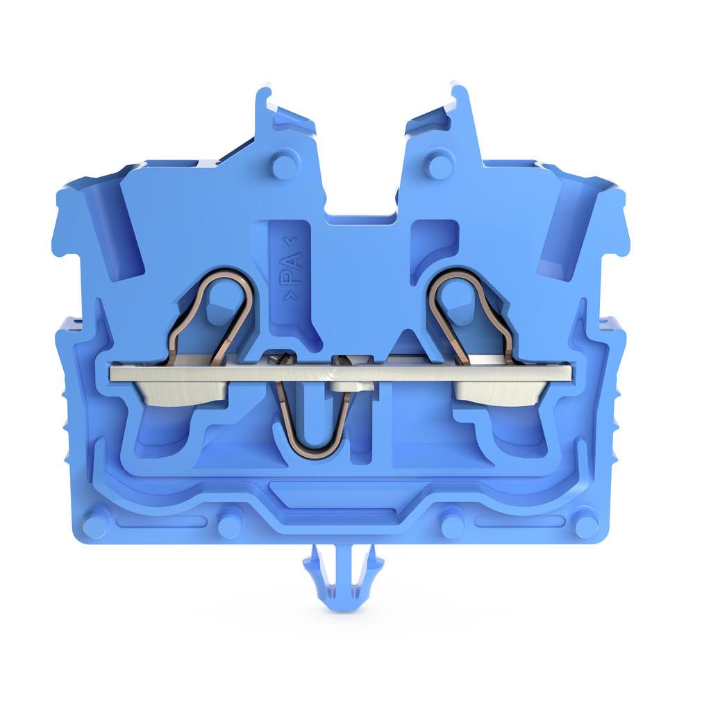 2050314 WAGO Miniature Terminal Block Pushin CAGE CLAMP 2cond. 348468