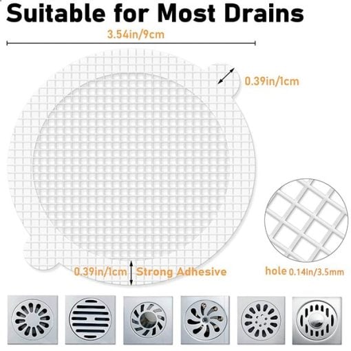 Disposable Shower Drain Hair Catcher peekari