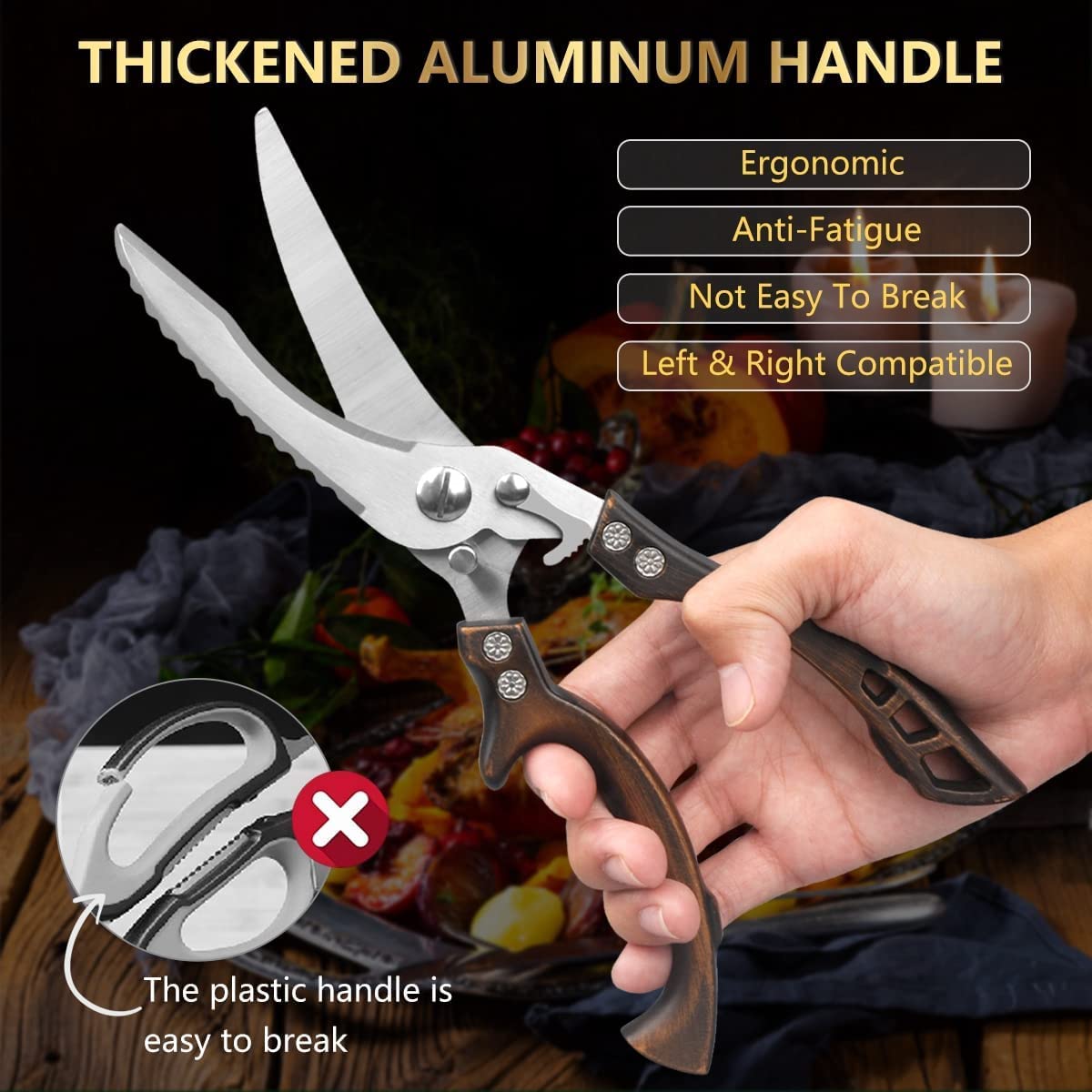 (🌲Hot Sale SAVE 48 OFF) Stainless Steel BoneCut Scissors, BUY 2 FRE