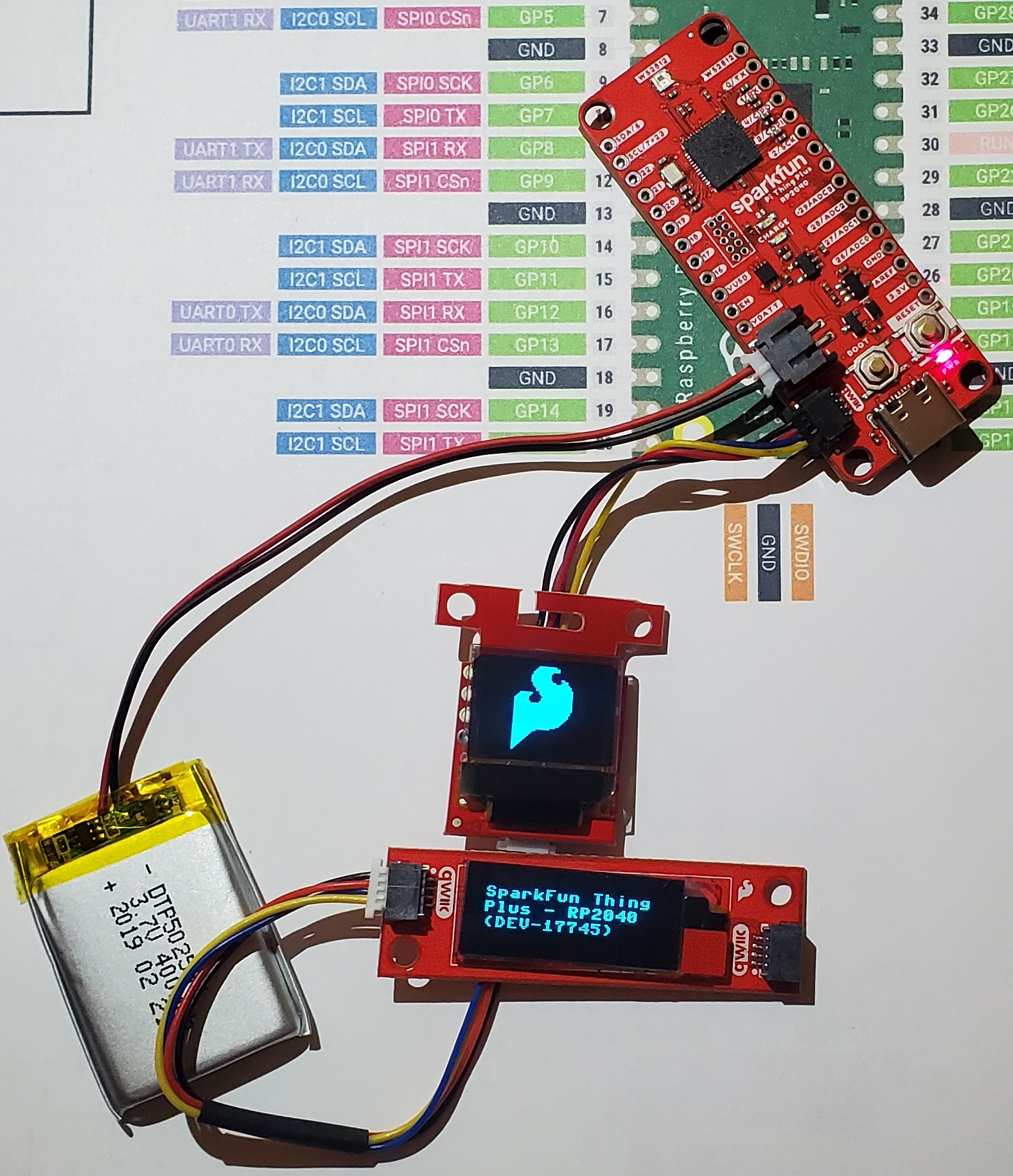 RP2040 Thing Plus Hookup Guide SparkFun Learn