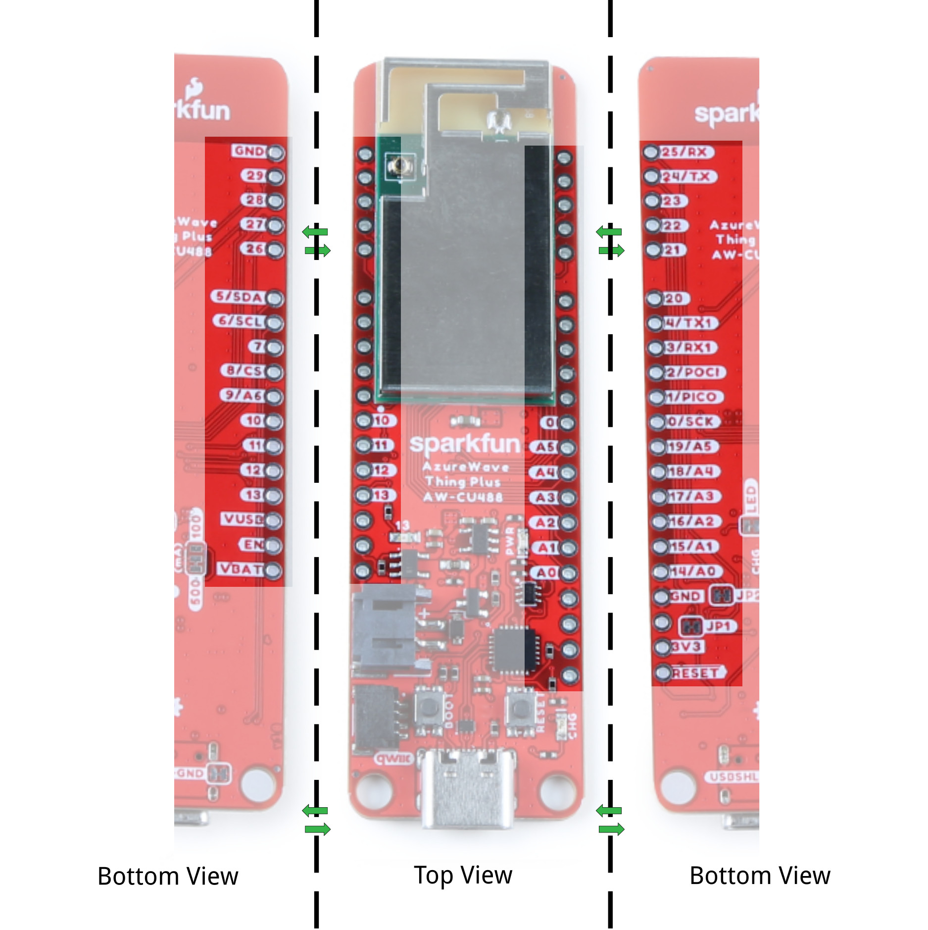 AzureWave Thing Plus (AWCU488) Hookup Guide SparkFun Learn