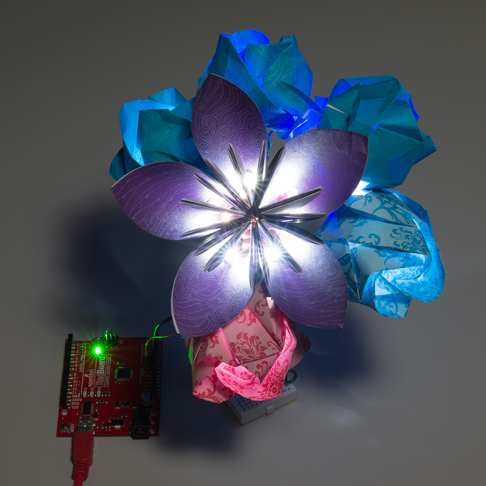 Origami Paper Circuits SparkFun Learn