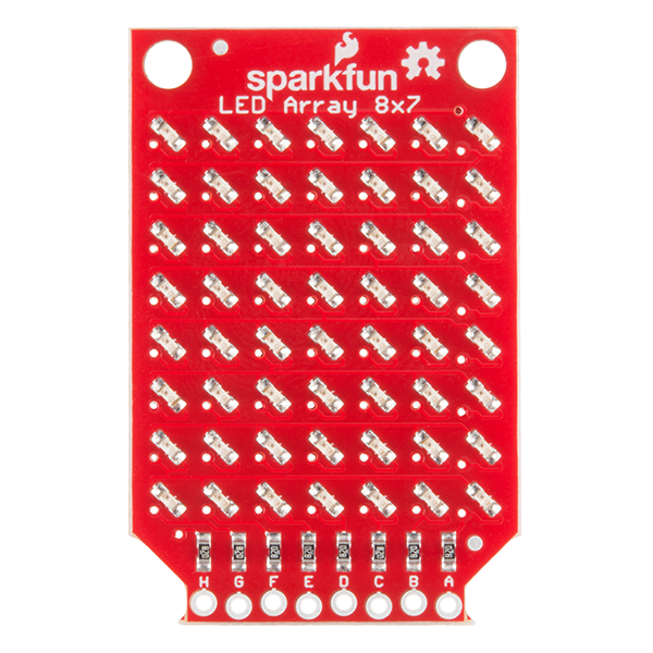 SparkFun LED Array (8x7) Hookup Guide SparkFun Learn