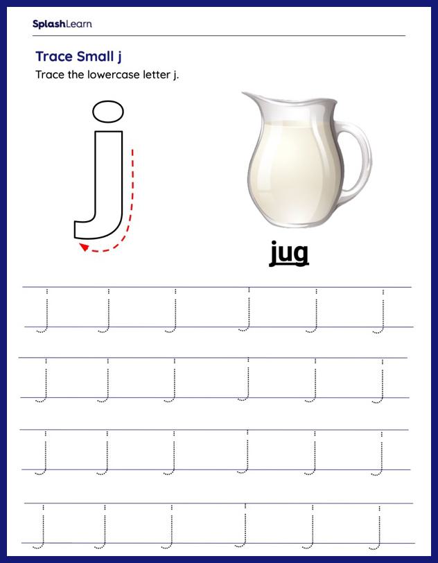 Letter Tracing Worksheets for Kids Online SplashLearn