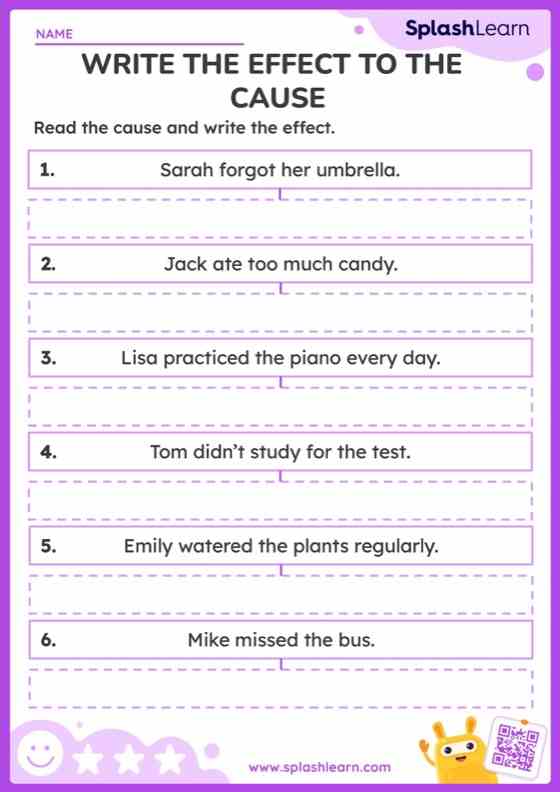 Cause and Effect - Activities & Resources for 5th Grade