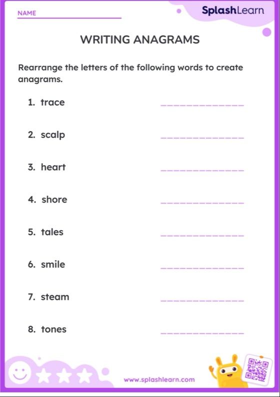 Printable 3rd Grade Word Puzzles Worksheets SplashLearn