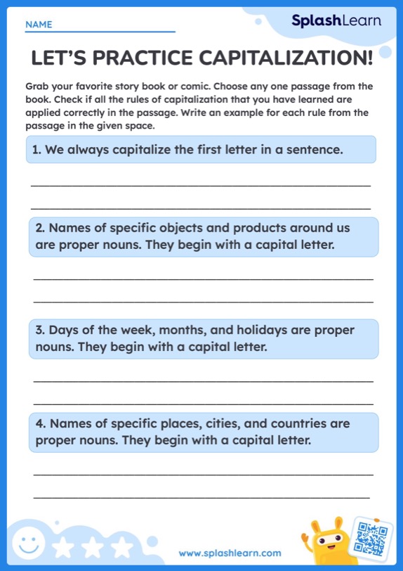 Grammar Worksheets- Free Printable | SplashLearn