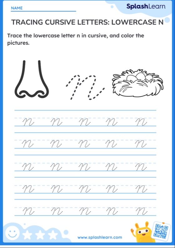Cursive Alphabet Worksheets - Free Printable | SplashLearn