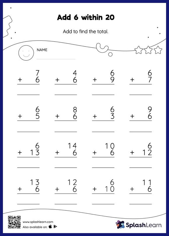 Three Number Addition Worksheets First Grade Worksheets For Kindergarten