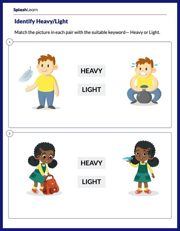 1st Grade Math: Measurement Worksheets - Free & Printable | SplashLearn