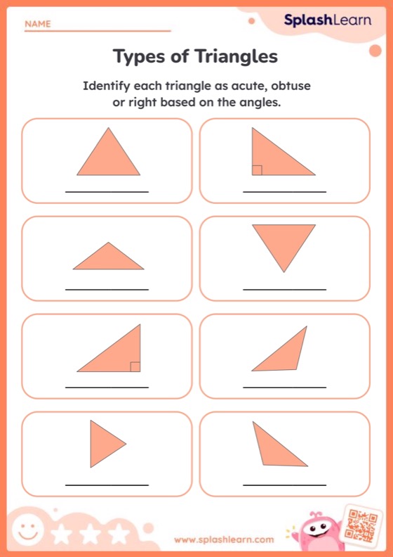 Triangles Worksheets - Free & Printable | SplashLearn