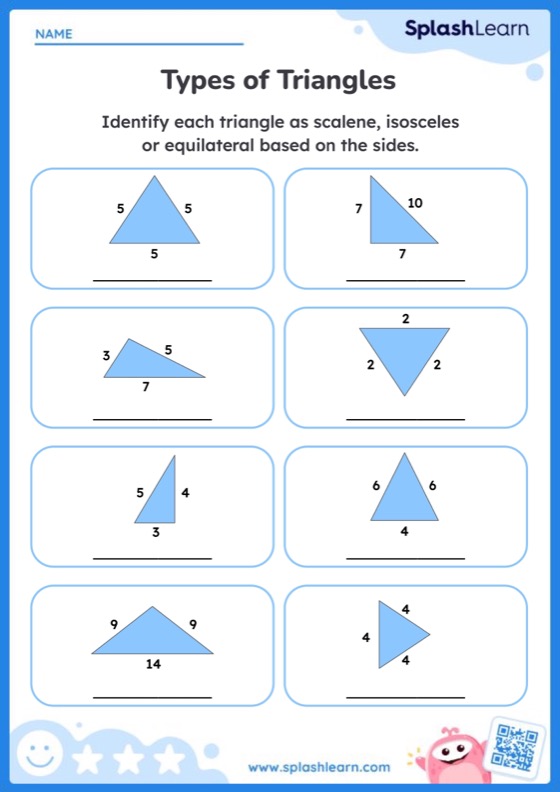 Triangles Worksheets Free & Printable SplashLearn