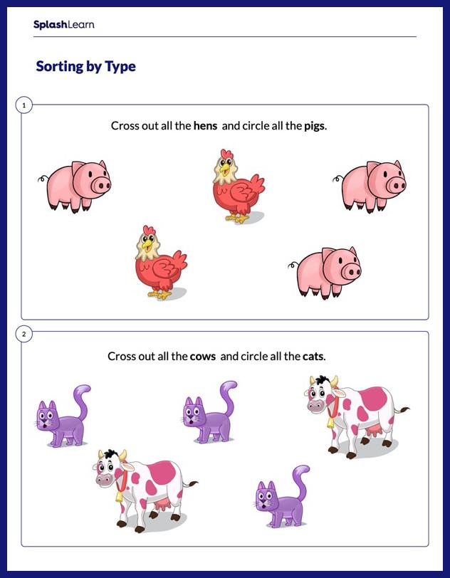 Sort Objects Educational Resources for Kids Online SplashLearn