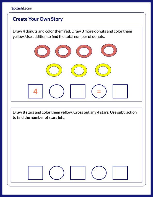 Make Your Own Subtraction Worksheets Worksheets For Kindergarten