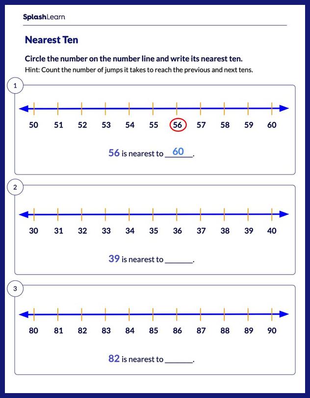 Number Line To Ten