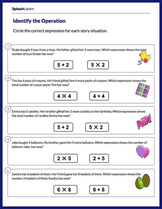 3rd Grade Math: Multiplication Word Problems Worksheets - Free