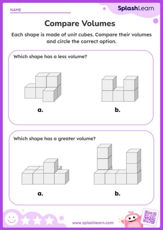 Year 6 Maths: Volume Worksheets - Free Printable (Age 10 - 11