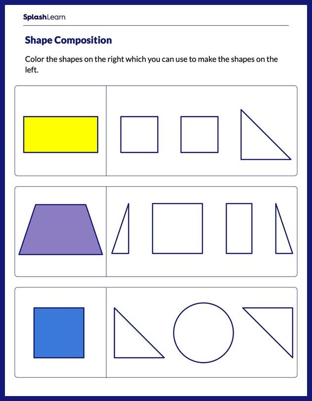 Create Using Shapes Worksheet