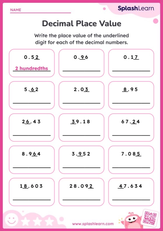 Year 6 Maths: Decimal Place Value Worksheets - Free Printable (Age 10