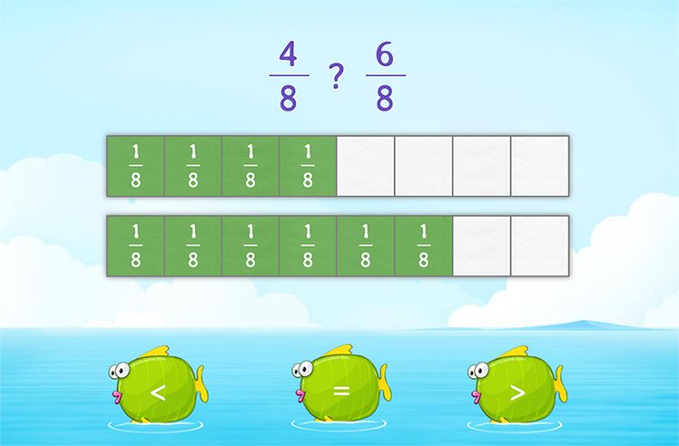 Compare Fractions Games for Kids - Fun Math Games | SplashLearn