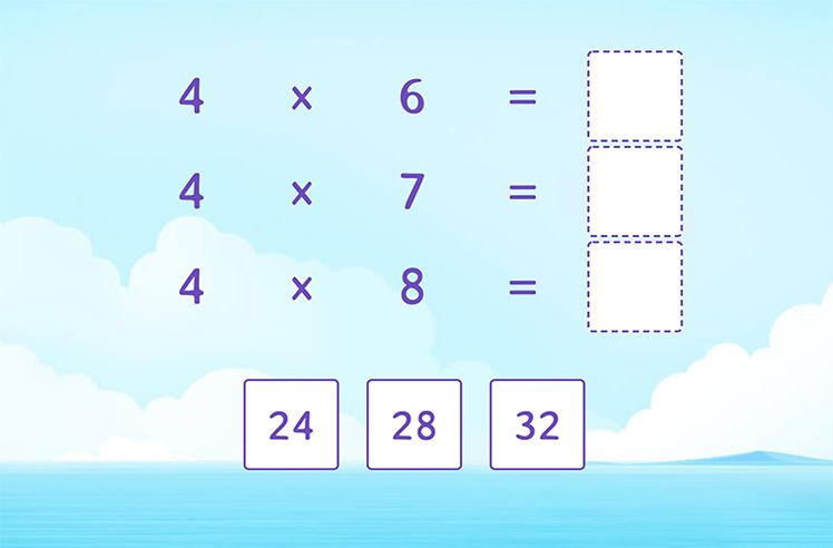 Multiplication By 4 Games for Kids - Fun Math Games | SplashLearn