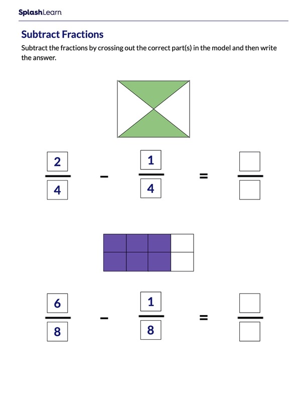 Fraction Worksheets for 5th Graders Online SplashLearn