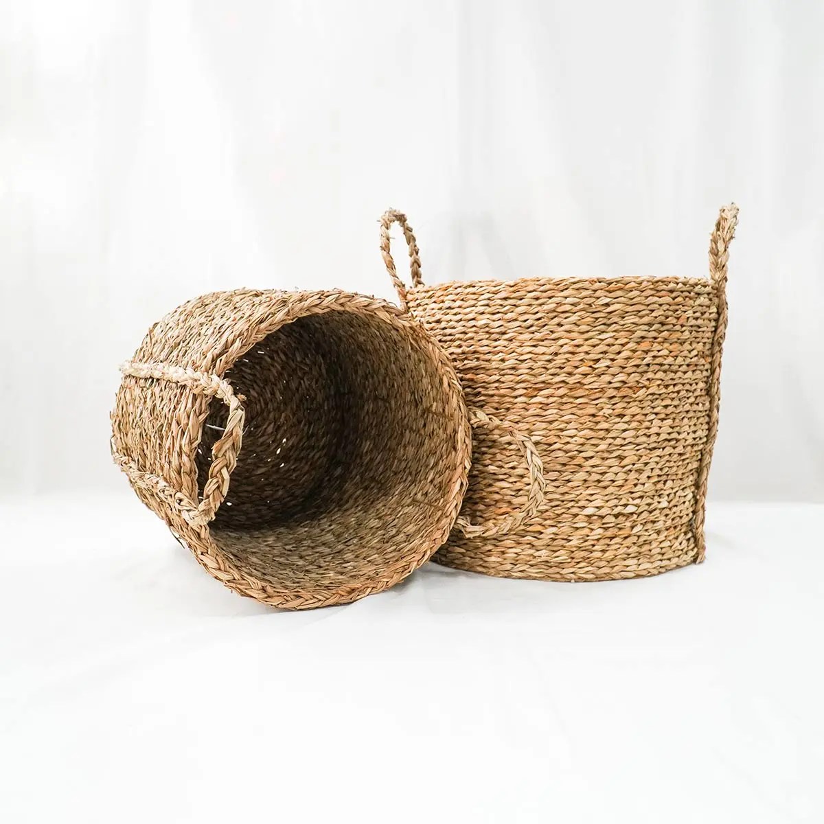 Seagrass Storage Basket (With Handles) Storageart