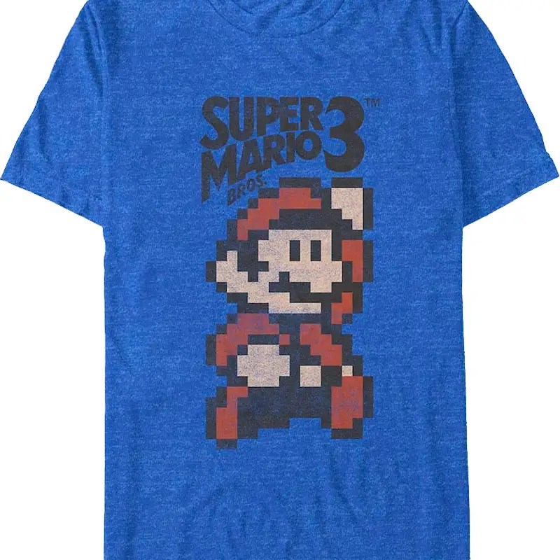 8Bit Jump Super Mario Bros. 3 TShirt Amazon Clearance Discount Store