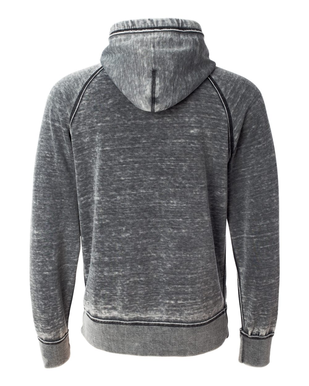 J. America Mens Vintage Zen Fleece Hooded Pullover Sweatshirt 8915 up
