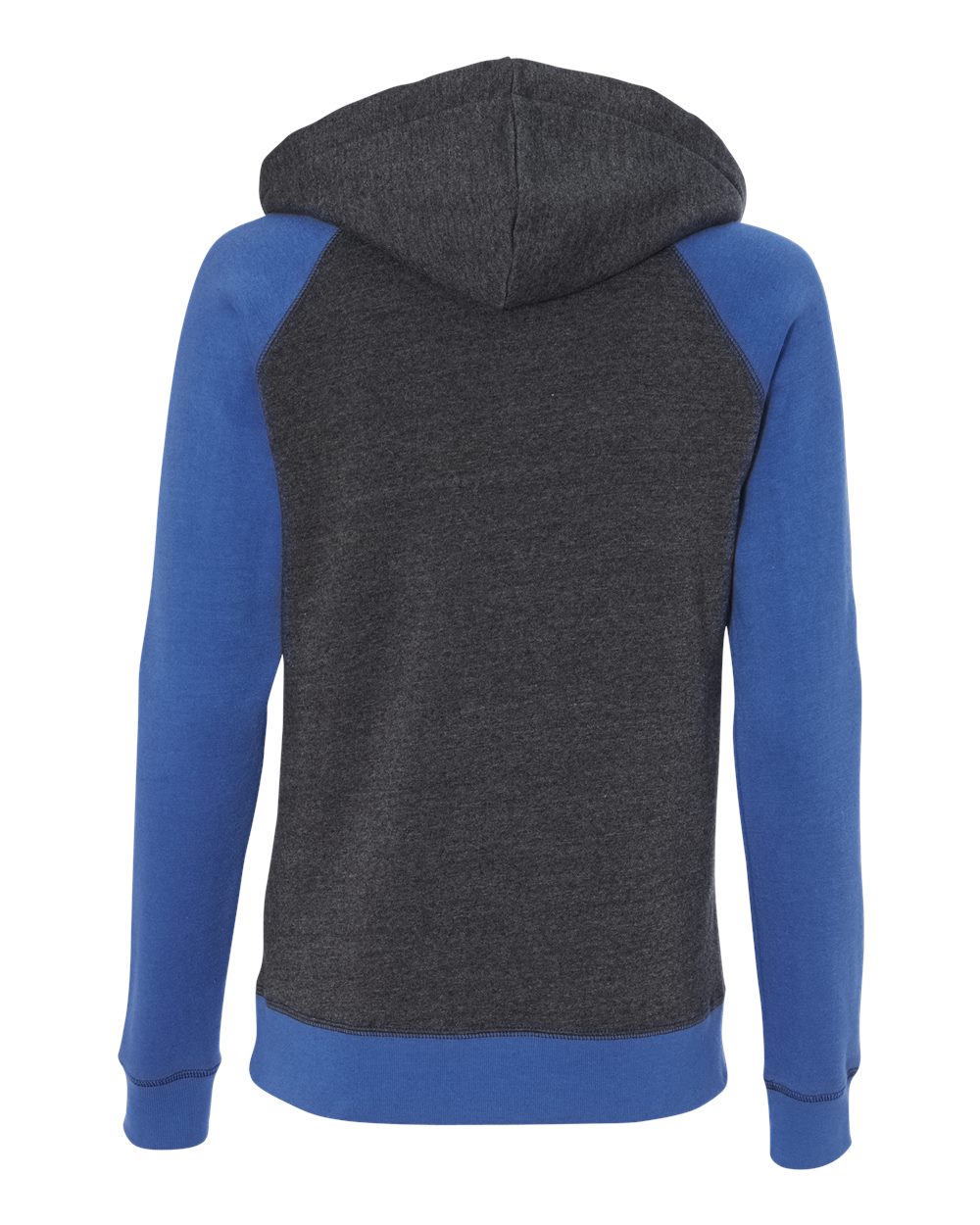 MV Sport Women's Harper Raglan Hooded Pullover Sweatshirt W17127 up to