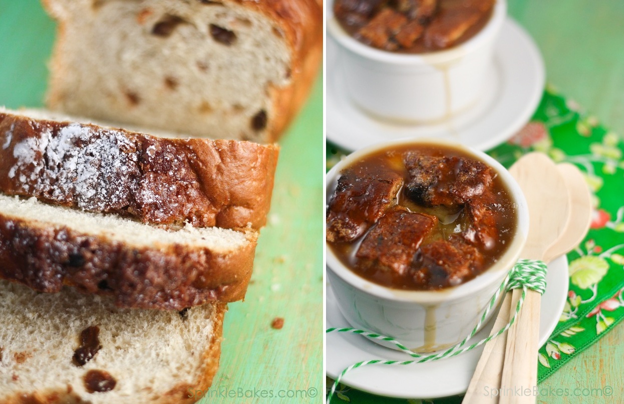 Panera Bread and Salted Caramel Bread Puddings Sprinkle