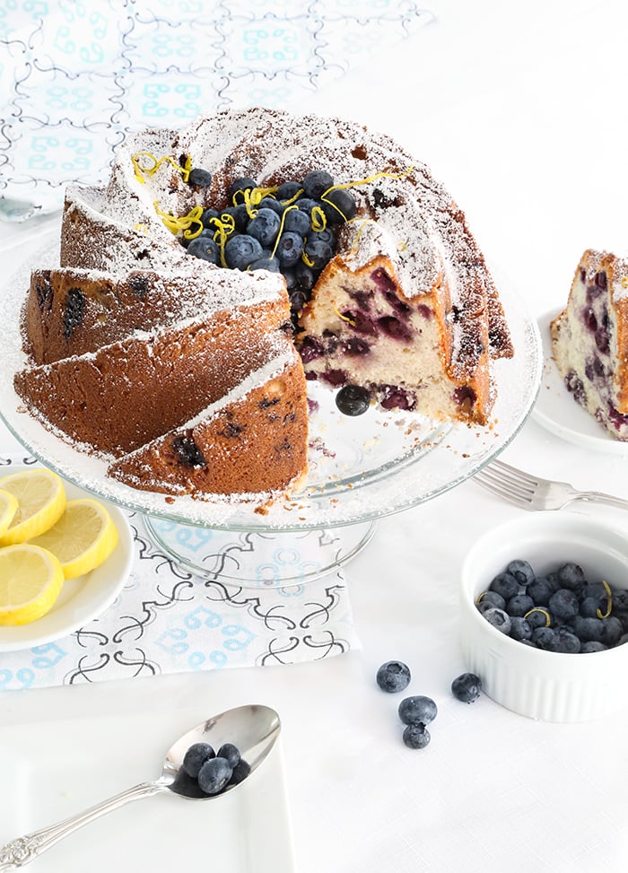 Simple Blueberry Pound Cake Sprinkle Bakes